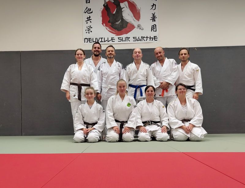 Séance de judo adulte