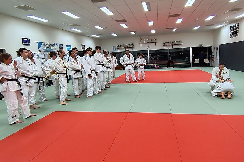 Judo : Entrainement commun à Neuville