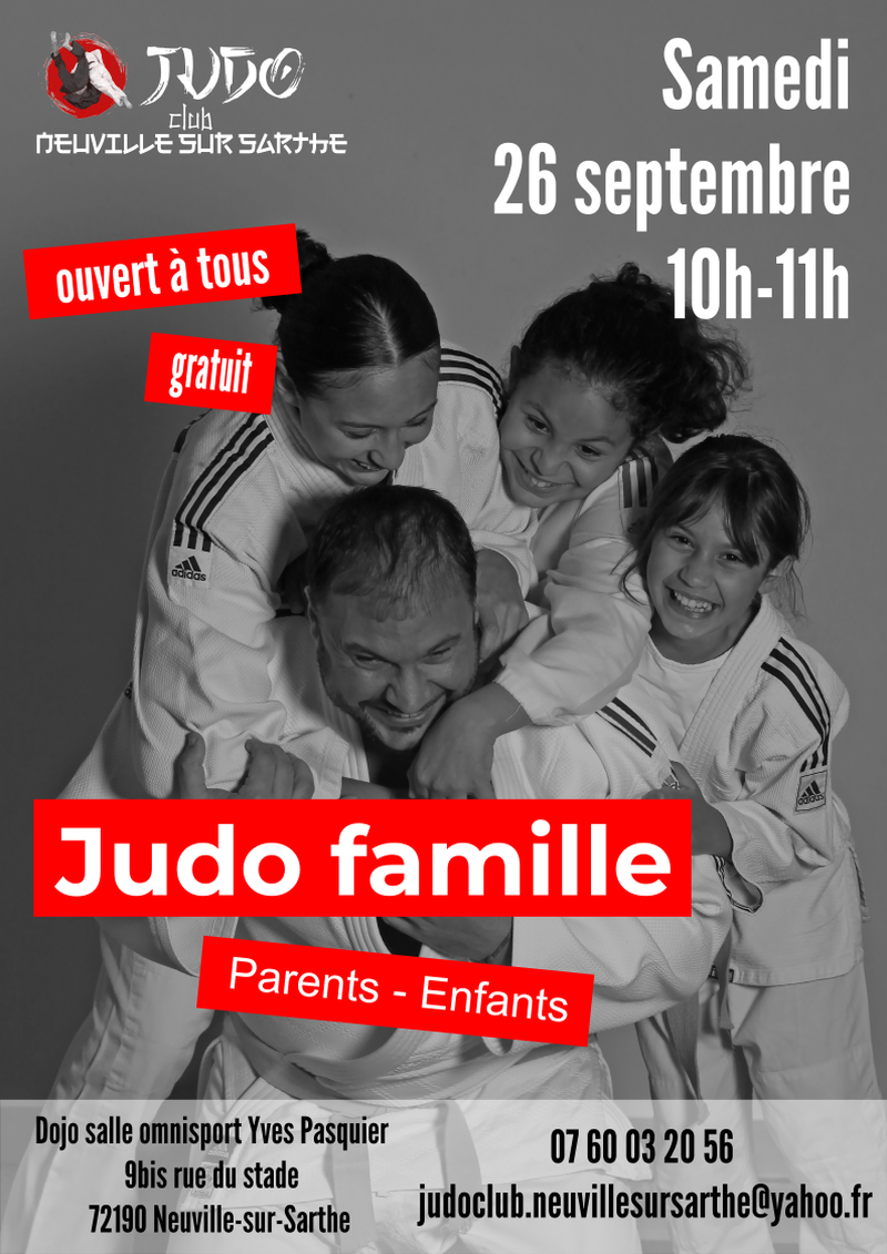 Séance judo famille