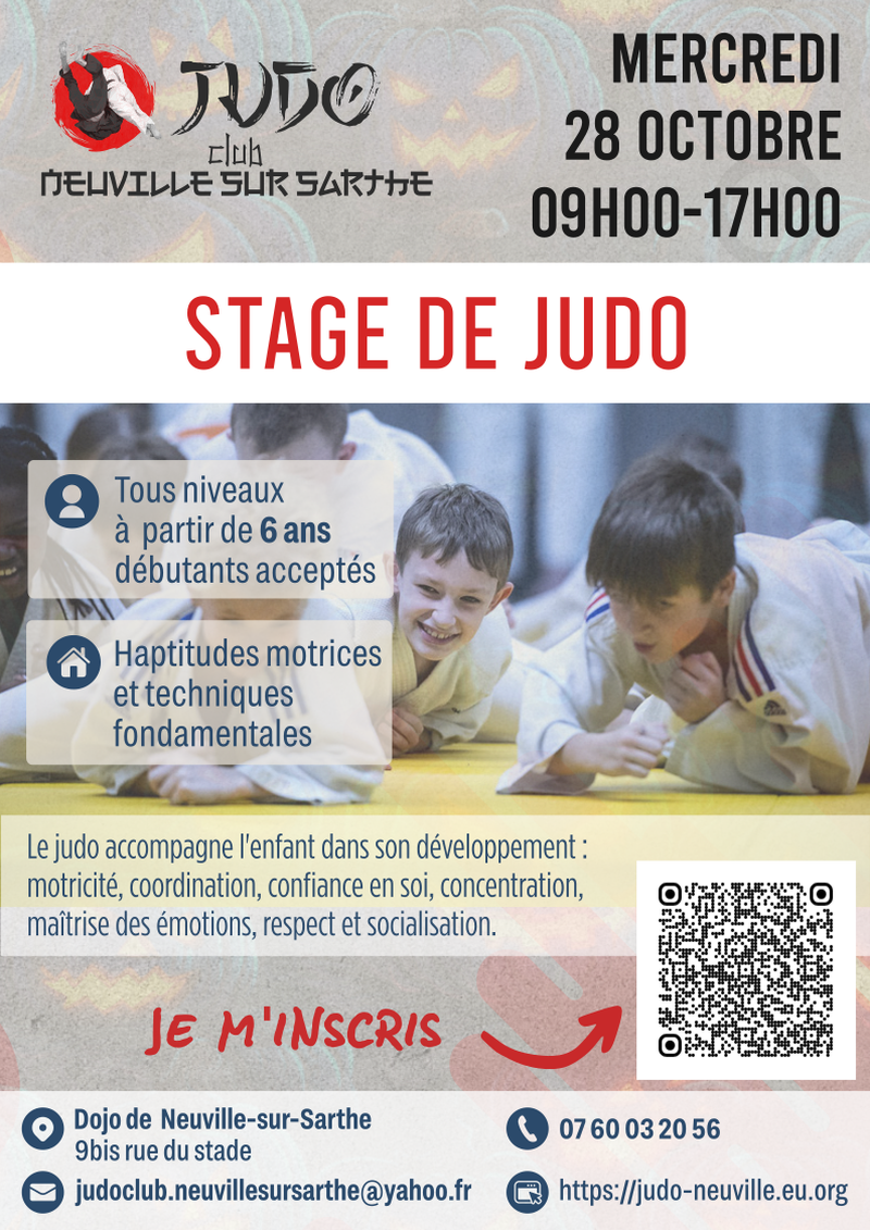 Stage de judo de la Toussaint