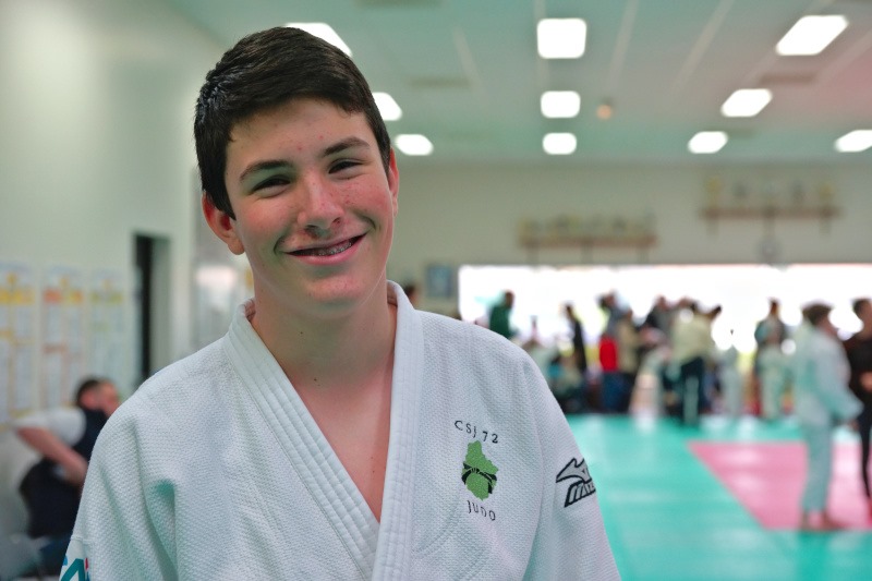 Mathieu lors du tounoi de Noel 2019