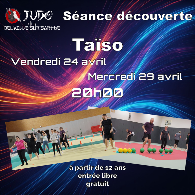 affiche seance decouverte taiso