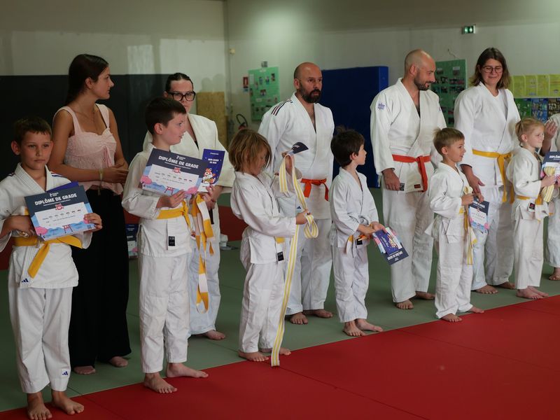 photo de remise des ceintures