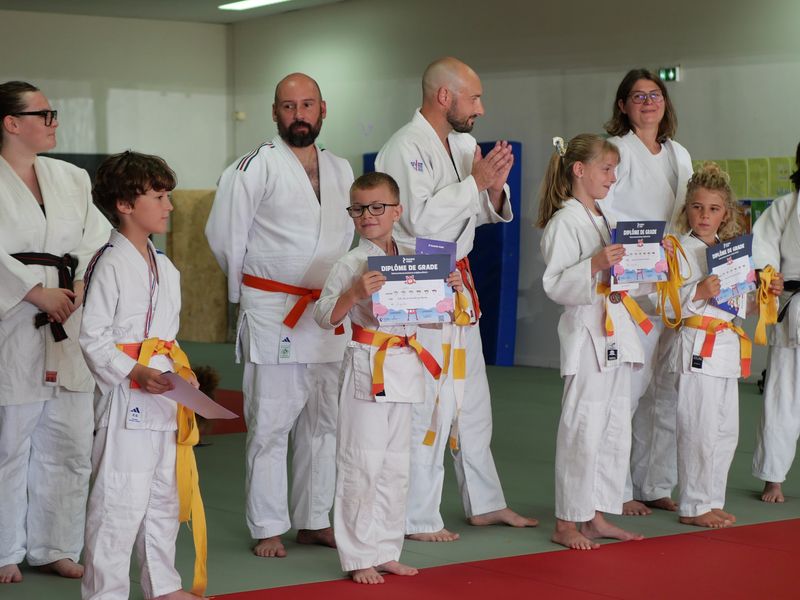 photo de remise des ceintures