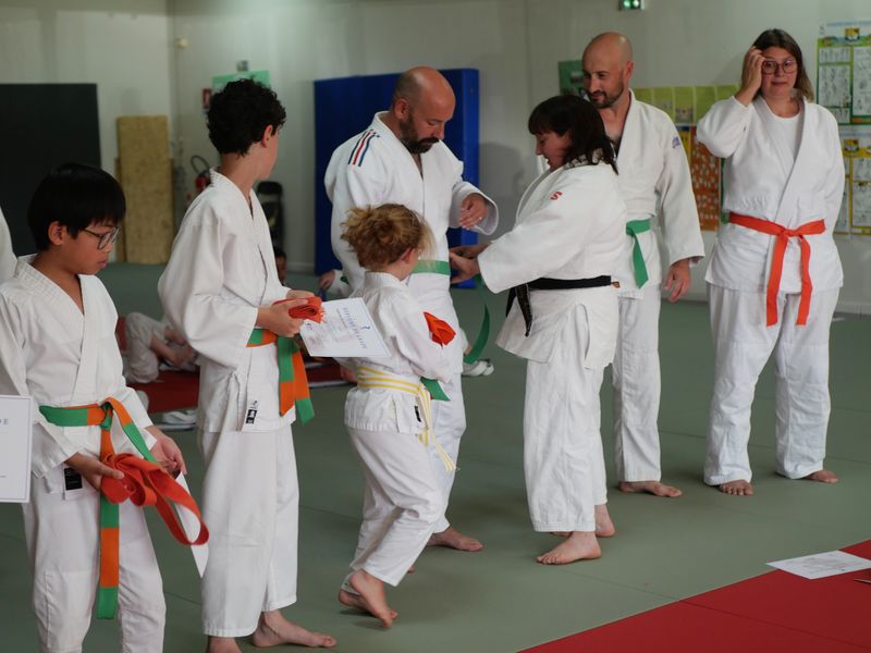 photo de remise des ceintures