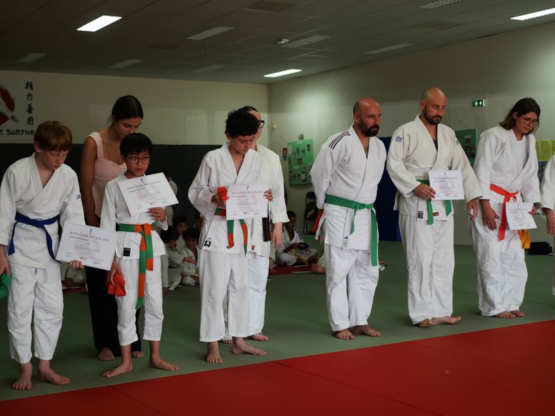 photo de remise des ceintures